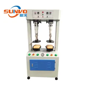 SV-102 Sport Shoe Making Machine Double Station Shoe Sole Pressing Machine Hydraulic Sole Attaching Machine