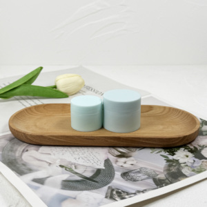 Claro 30ml Crema Cosmética Tarro Ancho Olla Única Pequeña Bola en Forma de Crema Cosmética Tarro Plástico - Product Image 3
