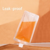 17OZ 100pcs pochettes à boire en plastique liquide eau sacs réutilisables de qualité alimentaire pour coureur Sport Camping voyage en plein air avec entonnoir