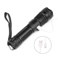 Lampe Torche LED Rechargeable Tactique Zarrson 10000 Lumens Ultra Puissante Longue Portée Étanche XHP70 90