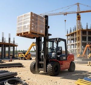 מלגזת דיזל כבדה חדשה של WEIRS במשקל 36 עד 60 טון מתאימה למעליות מכולות נמל. מלגזה טלסקופית. - Product Image 3