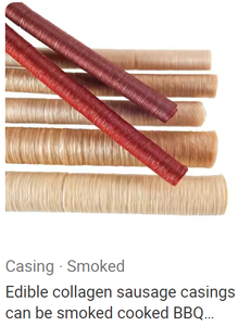 ปลอกไส้กรอกคอลลาเจนแบบรมควันกินได้ - Product Image 5