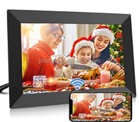 Bingkai foto Digital, Album foto elektronik layar sentuh, penyimpanan 16GB, 7 inci, WiFi, Cloud, bingkai foto Digital cerdas