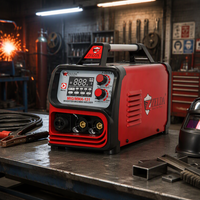 Zelda Soudeuse Inverter 130 ampères, soudeuse à arc, soudeuse MIG au gaz CO2 avec bobine de fil de 1 kg