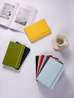 Cahier de journal classique A5 à couverture rigide en cuir PU à faible coût avec sangle élastique pour le planificateur personnel de promotion d'affaires de bureau