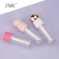 Ensemble de gloss à lèvres personnalisé de 7 ml, 10 ml, 21 ml, tubes à gloss à lèvres vides transparents et mignons avec un grand pinceau, tubes à gloss à lèvres noirs, dorés, roses, violets