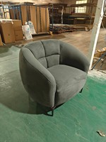 Fauteuil d'appoint moderne rembourré en tissu de luxe pour hôtel, chambre à coucher, salon - Fabricant OEM