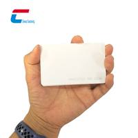 Tarjeta de Identificación Inteligente RFID de PVC Blanca Personalizada al por Mayor, Tamaño CR80, con Chip NTAG213, para Membresías y Uso Comercial, Opción de Mini Etiqueta Impermeable