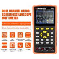 VICTOR 1122S 60MHz Dual Channel 6000 Counts Display Osiloskop Genggam dan Multimeter Generator Sinyal 3 in 1