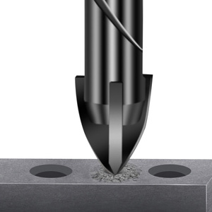 مثاقب بلاط كربيدية متقاطعة سداسية الشكل 3-12 مم، 6 مم و8 مم، لفتح الثقوب في الزجاج والسيراميك والخرسانة والطوب بأربع شفرات للحفر السريع - Product Image 6