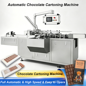 Machine d'emballage automatique de chocolat facile à utiliser, machine d'emballage de barres de chocolat dans des boîtes en carton - Product Image 1