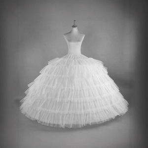 Nouvelle Jupe à 6 Cerceaux Longueur Ras du Sol Crinoline Blanc Accessoires <span class=keywords><strong>de</strong></span> Mariage - Product Image 3
