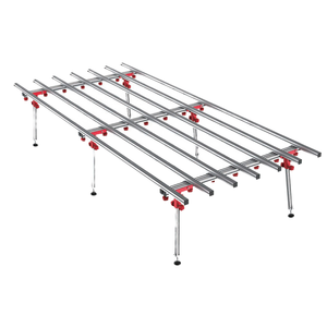 Table de travail pour la découpe de grandes dalles de marbre, plateforme en alliage d'aluminium, établi de qualité DIY, personnalisable OEM - Product Image 1