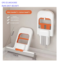 Vente en gros d'usine, mini serpillière de bureau personnalisable avec logo, serpillière portable OEM avec emballage à marque privée