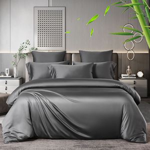 100% Tre Sợi 3Pcs Bộ Đồ Giường Đặt Tự Nhiên Quilt Bìa Kháng Khuẩn Duvet Bìa Da Thân Thiện Với Chăn Bìa Với Gối - Product Image 3