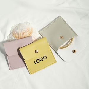 Bolsa de Cuero PU Personalizada, Mini Monedero, Bolsa de Viaje para Joyas, Bolsa para Pendientes, Collares y Joyas para Mujer, con Logotipo - Product Image 5