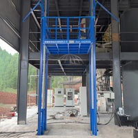 Monte-charge hydraulique vertical industriel pour entrepôt, élévateur de marchandises lourdes