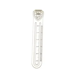 Custom Supplier Wholesale High Quality Stainless Steel Ruler Metal Bookmarks Ruler For Kids School Supplies Drawing Supplies