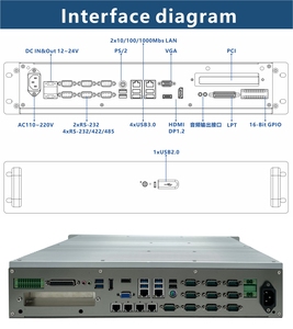 Accesorios de computadora industrial Win10 I3/I5/<span class=keywords><strong>I7</strong></span>/<span class=keywords><strong>CPU</strong></span> Procesador Mini Pc Computadora industrial Sistemas integrados sin ventilador confiables - Product Image 4