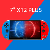Console de jeu portable X12 Plus 16 Go 7 pouces, lecteur de jeux portable, console de jeu vidéo portable