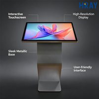 Quiosco de Autoservicio Horizontal con Pantalla Táctil HRAY, Personalizable con Carcasa y Software OEM, para Servicio de Café y Consultas de Información