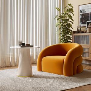Nordic <span class=keywords><strong>divano</strong></span> singolo sedia Design moderno creativo con luce di lusso per il tempo libero per il soggiorno tavolo da incontro in stile Internet celebrità - Product Image 4
