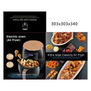 Horno eléctrico comercial para el hogar personalizado, <span class=keywords><strong>freidora</strong></span> profunda negra, electrodomésticos de cocina, <span class=keywords><strong>freidora</strong></span> de <span class=keywords><strong>aire</strong></span>, capacidad de 4,5 l, donut sin aceite hecho a mano Guangzhou - Product Image 6
