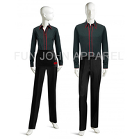 Uniforme de personnel de ménage pour femmes pour hôtel, restaurant, casino - Satin antistatique et soyeux, logo personnalisable, toutes saisons
