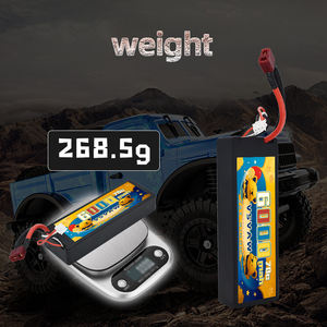Vsvaw 2S Lipo Batterij 7.6V 70c 6000Mah Hardcase T Plug Voor 1/8 1/10 Rc Auto Truck Tank Rc Buggy Truggy Rc Vliegtuig Race Onderdelen - Product Image 5