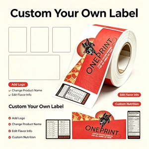 Etiquetas de Alimentos Personalizadas ONEPRINT, Autoadhesivas, Rectangulares, Impresión Digital, Código de Barras, Paquete al por Mayor - Product Image 4