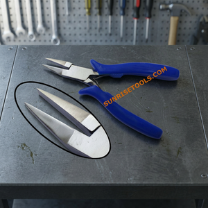 Alicates de Punta Plana de Acero Inoxidable de Alta Calidad de 5 Pulgadas para Fabricación de Joyas, Modelo SUNTOOLS/STIPL 498, Precio al por Mayor Bajo - Product Image 4