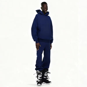 Ropa de calle personalizada, Sudadera con capucha de algodón pesado, jersey de gran tamaño, sudadera de lana unisex, envío directo, fabricante de ropa OEM - Product Image 6