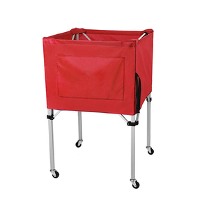 Light and Portable <b>Foldable</b> Volleyball Ball <b>Cart</b> with Universal Wheel - Product Image 1
