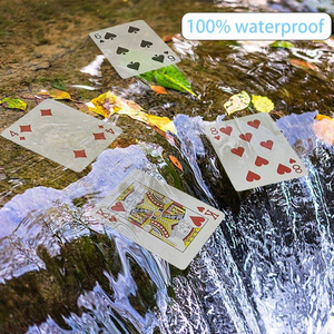 Y Y Échantillon gratuit de haute qualité 100% Cartes à jouer en plastique étanches avec design et logo personnalisés imprimés - Product Image 6