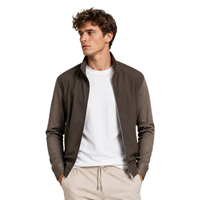 Gilet de sport léger en polyamide pour homme, à manches longues, avec logo personnalisé, idéal pour le sport et le quotidien