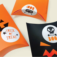 Boîte cadeau pour Halloween directe coréen, conteneur d'oreiller à bonbons, emballage créatif personnalisé, expédition gratuite