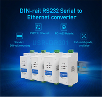 Convertisseur Ethernet série RS232 vers RJ45 de type terminal USR-DR301, prend en charge Modbus RTU vers Modbus TCP