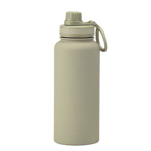 Botellas de Agua Portátiles de Acero Inoxidable 304 de Color Sólido, Termos Modernos para Viajes, Tazas para Auto, Botellas de Vacío para Deportes - Product Image 1