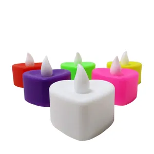 Centralized Procurement Available Heart shape candle led birthday candle magic candle