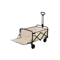 Carrito de Camping Plegable Multifuncional para Jardín y Exteriores, de Alta Capacidad, Portátil, para Playa y Compras
