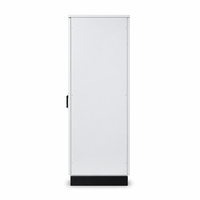 Armoire électrique industrielle verticale sur pied personnalisée, coffret de distribution métallique avec poignée et verrou, boîtier en tôle, indice de protection IP55