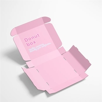 Emballages de luxe écologiques en papier pour pâtisseries, gâteaux et beignets, personnalisables, en matériaux recyclés, pour cadeaux alimentaires, avec pelliculage mat