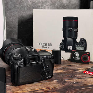 Appareil photo reflex numérique professionnel HFT <span class=keywords><strong>6D</strong></span> Mark II avec objectif EF 24-105mm F/4 II, vidéo Full HD, photographie numérique, vente en gros - Product Image 2
