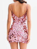 Robe de soirée sexy pour femme RTS Y00343, robe moulante à sequins, taille empire, robe de soirée tendance pour soirée
