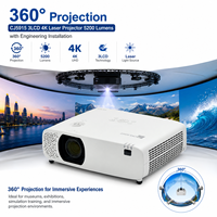 Projecteur laser 4K 3LCD CJ5915 pour installation d'ingénierie, 5200 lumens avec déplacement de l'objectif