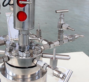 Réacteur d'hydrogénation agité de laboratoire bibo 1L-5L, cuve de réaction en acier inoxydable SS304/316, matériau titane, récipient de chauffage moteur - Product Image 4