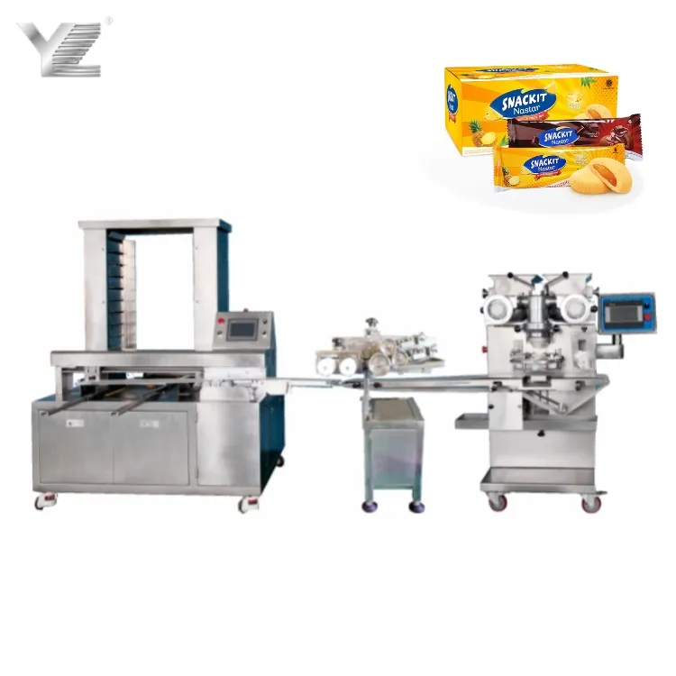 Ying Machinery Core Components Serviço pós-venda Fornecido Biscoito Enchido Geléia Pequena Bolacha Cone De Sorvete Que Faz A Máquina 220V