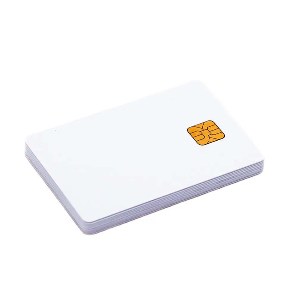 फैक्टरी थोक सस्ते आरएफआईडी संपर्क कार्ड 4428 चिप पीवीसी ब्लैंक कुंजी कार्ड आरएफआईडी बिजनेस कार्ड