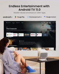 Proyector JMGO N1 4K Versión Highlight de la Mejor Calidad con 11 4000 ANSI Triple Láser 11.0 Android TV Original N1 Android 11 - Product Image 5