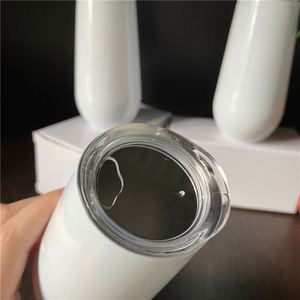 Gobelets isothermes en acier inoxydable blancs vierges de 6 oz pour sublimation, avec couvercles, pour cadeaux personnalisés de demoiselles d'honneur - Product Image 5